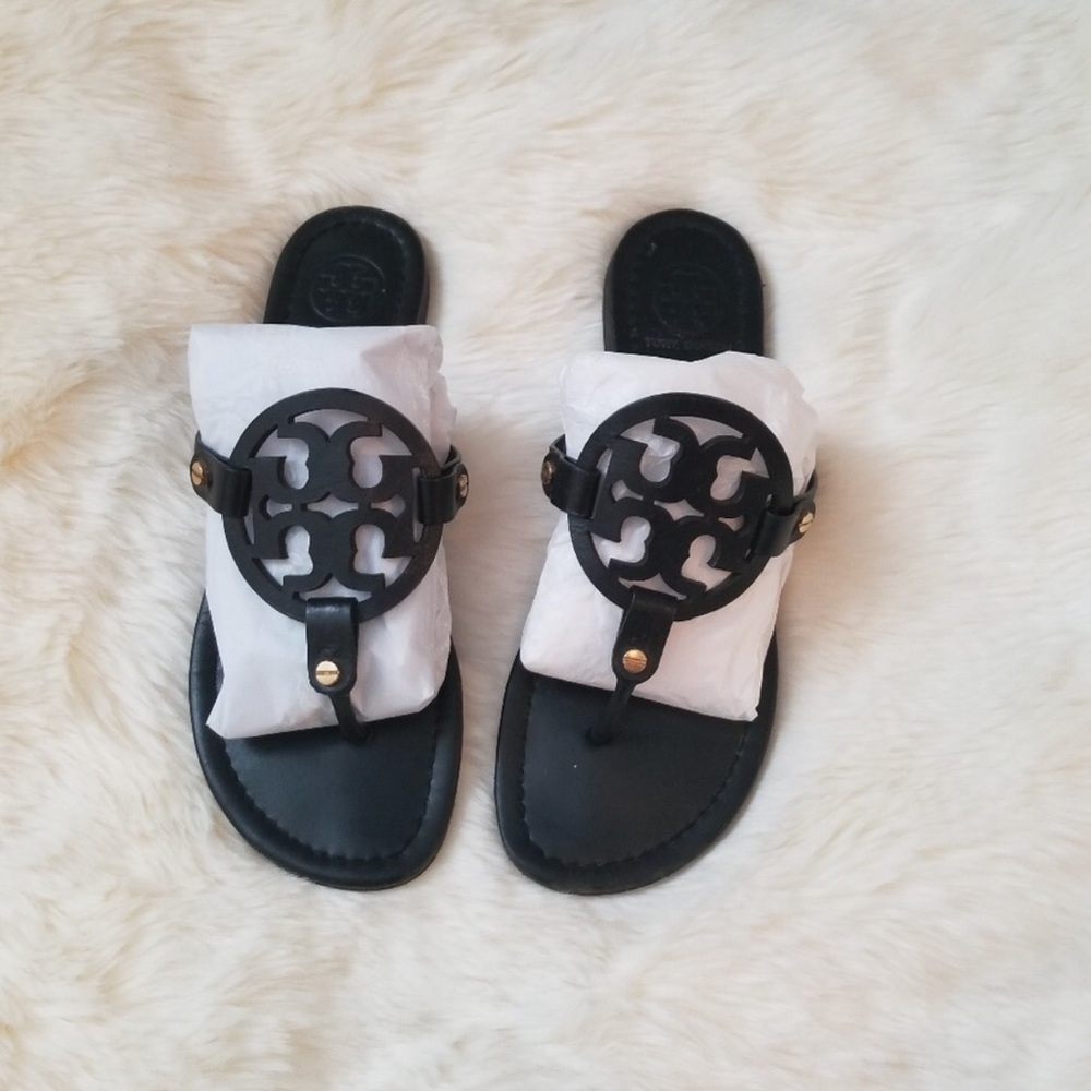 Tory Burch Miller sandals size 9 - black